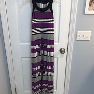 Ana Striped Jersey Maxi Dress Size L